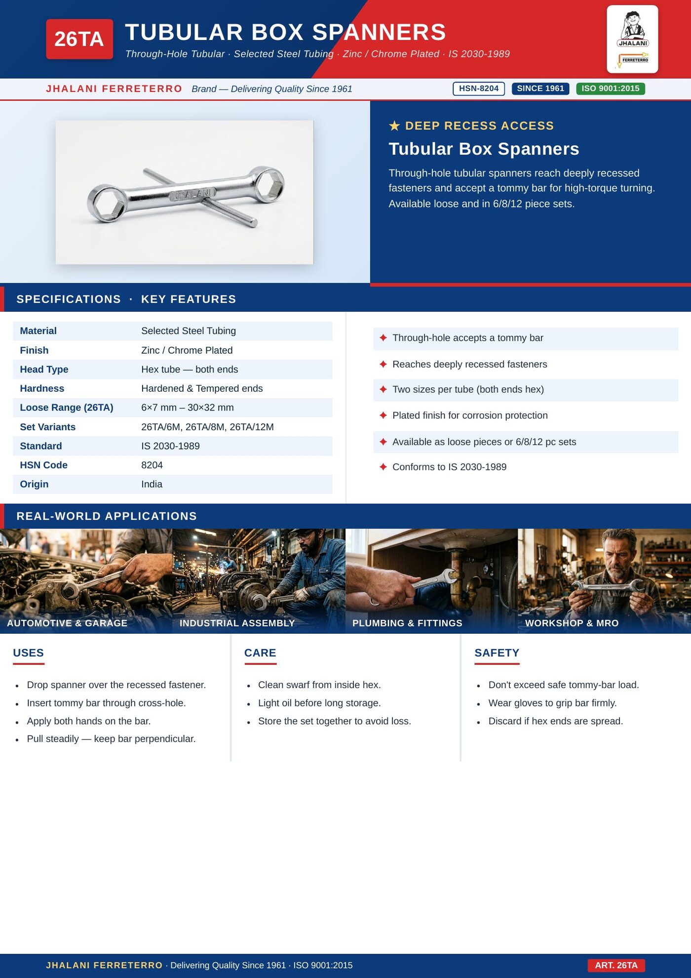Box End Spanners