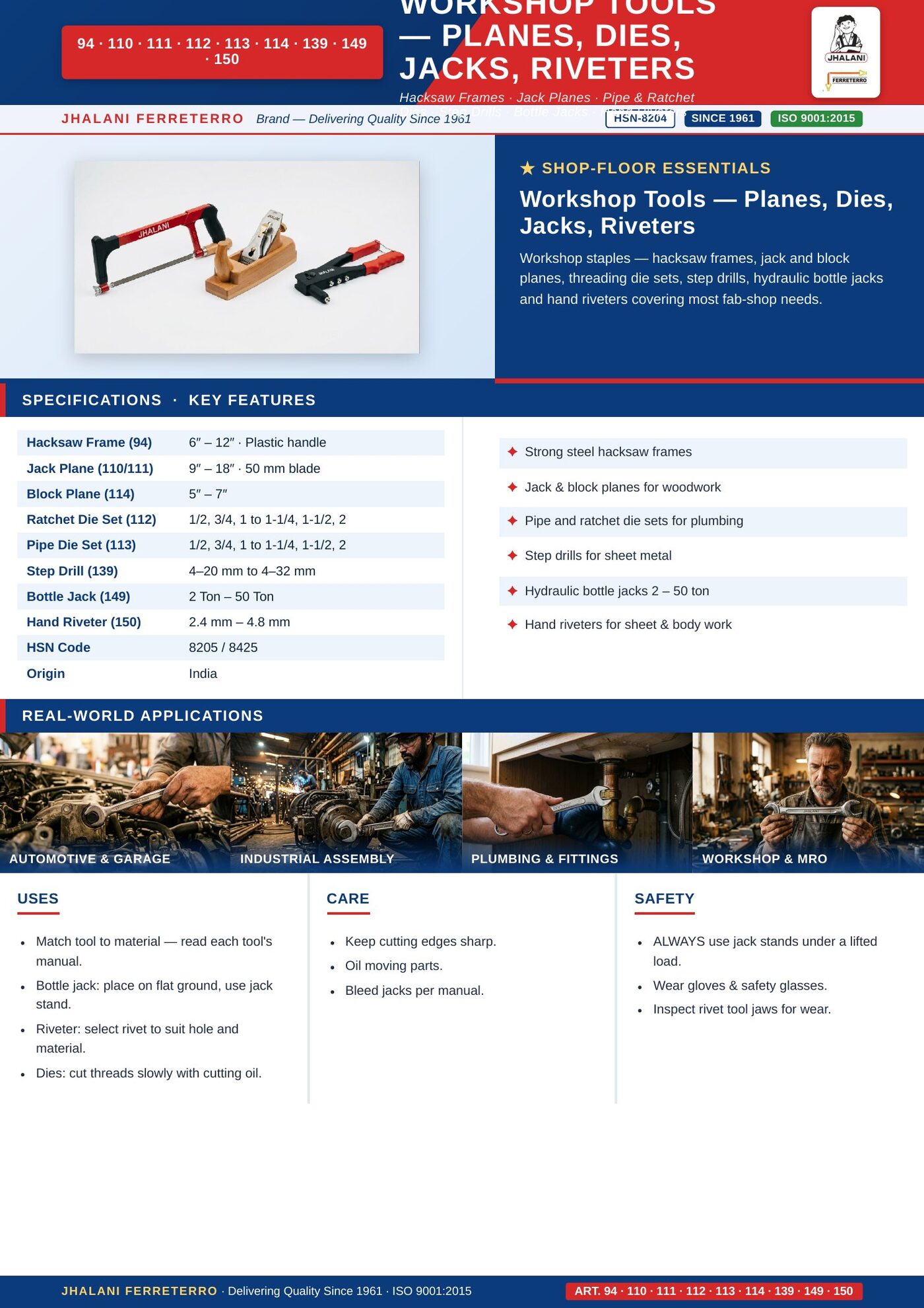 Measuring & Speciality Tools